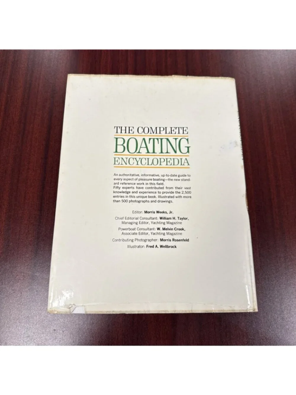 Vintage 1964 The Complete Boating Encyclopedia Morris Weeks Jr